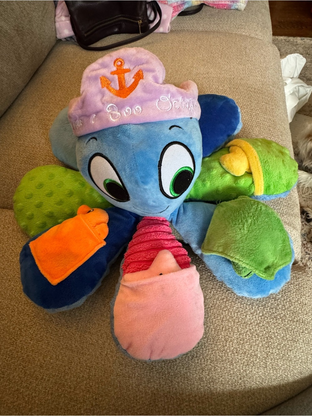 Lakeshore Learning Plush Peek-a-Boo Octopus Activity Toy